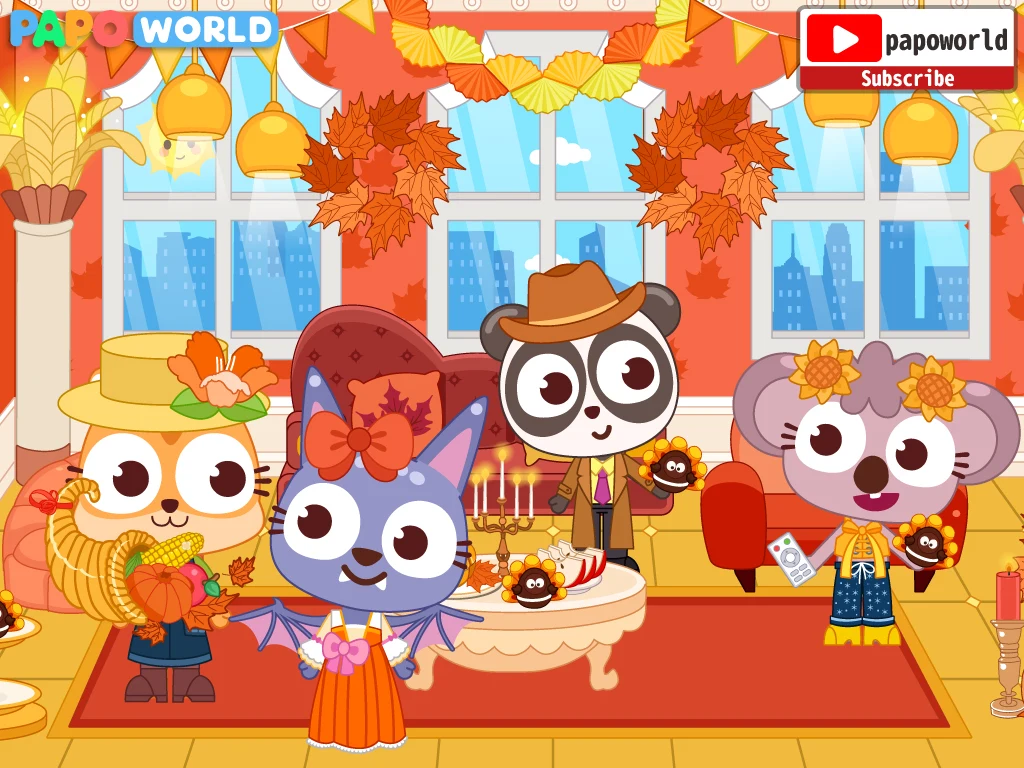 Papo Town Happy Festival screenshot